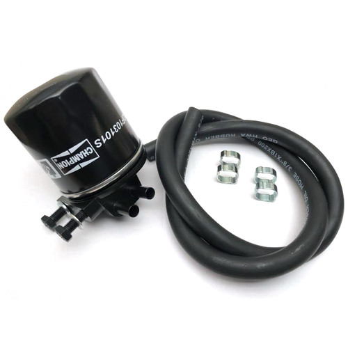 Remote oil filter kit - kit, for